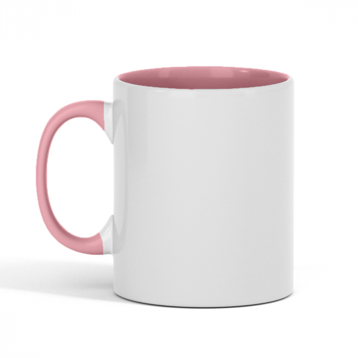 Pink Interior Glossy Mug (left handed)